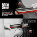 Bekind Apex 2-in-1 Hair Straightener Flat Iron, Straightener and Curler, Flat Iron for All Hair Styles, 15s Fast Heating, 5 Temperature Settings, Gift for Girls Women - Gray Bekind