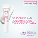 Bioderma - Eye Gel - Sensibio - Moisturizing and Visibly Reduces Fine Lines - Skin Soothing - Eye Gel for Sensitive Skin Bioderma