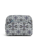 Vera Bradley Women's Large Cosmetic Makeup Organizer Bag, Plaza Tile-Recycled Cotton, One Size Vera Bradley