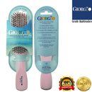 Giorgio GIO1P Pink 7.75 inch Gentle Touch Detangler Hair Brush for Men Women and Kids. Soft Bristles for Sensitive Scalp. Wet and Dry for all Hair Types. Scalp Massager Brush Stimulate Hair Growth GIORGIO Store