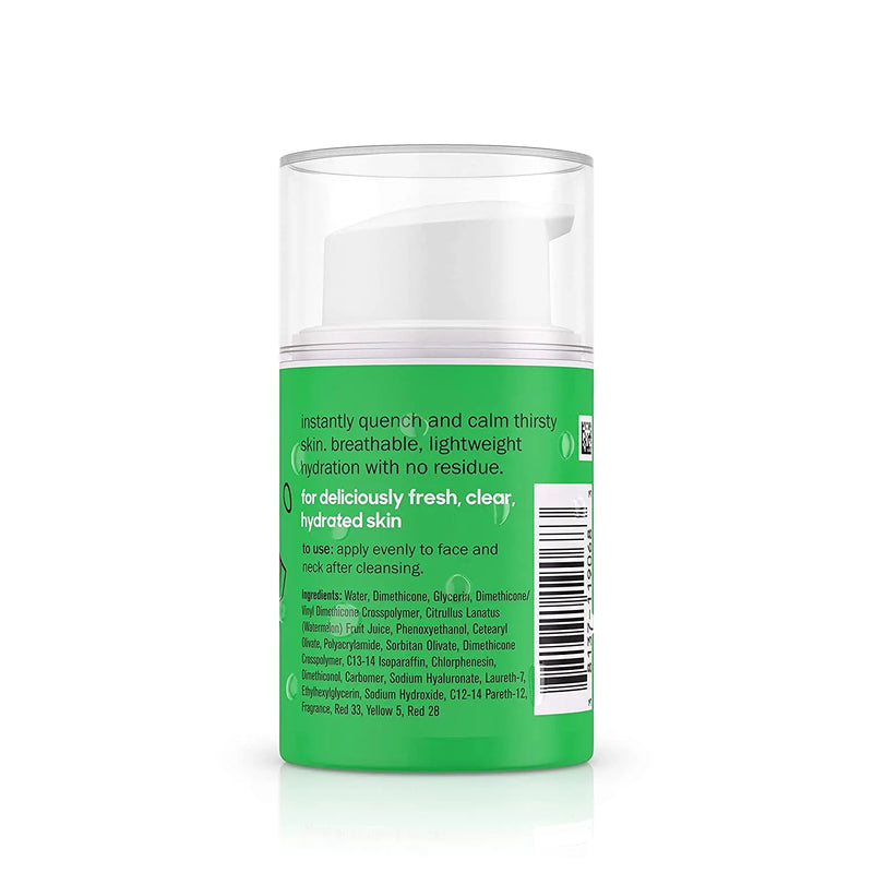 Clean & Clear Hydrating Watermelon Gel Facial Moisturizer, Oil-Free Daily Face Gel Cream to Quench & Refresh Dry Skin, Lightweight & No-Shine, 1.7 oz Clean & Clear Store