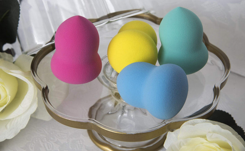 Essencell Cosmetic Pro Makeup Blender Sponges 2pc Pack - Easily Blend Liquid Foundation,Highlight and Contour-Flawless Sponge Applicator EssencellHB