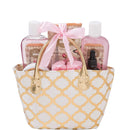 Draizee Spa Luxurious Home Relaxation Lovely Fragrance Gift Bag for Woman (British Rose, 6 Pieces) -