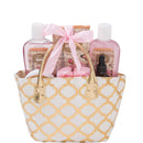 Draizee Spa Luxurious Home Relaxation Lovely Fragrance Gift Bag for Woman (British Rose, 6 Pieces) -