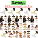 Hair Claw Clips for Women - Claw Hair Clips for Thick Hair Claw Clip for Women Hair Accessories Strong Hold Girls French Design Jaw Barrettes Gift for Long Curly Hair Clamps(4 Packs) Ivyu