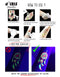 Temporary Tattoos for Adult Women - 3 Sheets - Black Big Koi Fish Kanji Love Skeleton Heart Hand Skull Lotus Sleeve Adults Tattoo d'IRIS studio