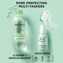 Garnier SkinActive Green Labs Canna-B Pore Perfecting Serum Cream Moisturizer, Fragrance Free, SPF 30 and Niacinamide Vitamin B3 and Cannabis Sativa Seed Oil + Micellar (In Carton)(Package May Vary) Garnier