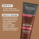 John Frieda Brilliant Brunette Conditioner, Visibly Deeper Color,with Evening Primrose Oil, Infused with Cocoa, 8.3 Ounce (Pack of 2) John Frieda
