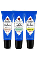 Jack Black Intense Therapy Lip Balm Trio with recyclable, reusable tin, 0.25 fl. oz. Jack Black