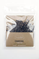 Improved -Biodegradable Activated Charcoal Floss Picks with Organic Peppermint Oil, Plastic Free. Zero Waste - 50 Unit Lucky Teeth