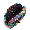 Vera Bradley Women's Cotton Medium Cosmetic Makeup Organizer Bag, Happy Blooms, One Size Vera Bradley