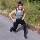 Sweaty Bands Womens Girls Headband - Non-Slip Velvet-Lined Workout Hairband - Booty Camp Camo Black Gray 1-Inch Sweaty Bands