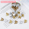 EAONE 50 Pieces Butterfly Clips Metallic Color Mini Butterfly Hair Clips Hair Accessories for Women and Girls with Box Packaged, 3 Assorted Colors(Silver, Gold and Bronze) EAONE