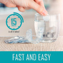 Retainer and Denture Cleaner 150 Tablets, 5 Month Supply Cleaning Tablets Denture Cleaners Remove Bad Odors, Plaque, Stains From Night Guards, Mouth Guards, Dental Appliance Lingito