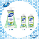 Dial Complete Anti-bacterial Foaming Hand Wash, 60 oz of Foaming Hand Soap. 2-Scent Variety Pack Spring Water/Pear, 15 Fluid Ounces Each (4 pack) Dial