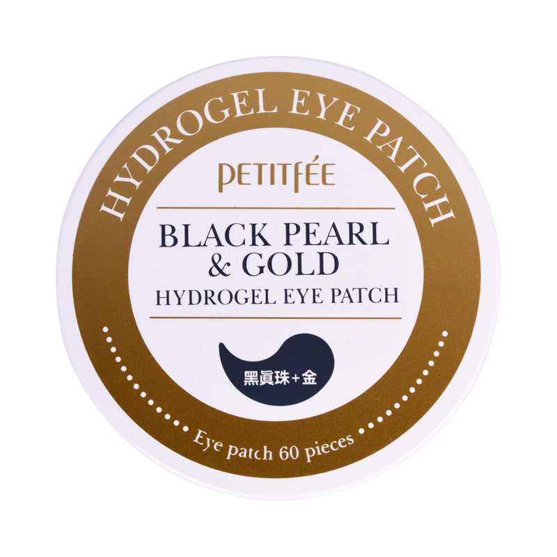 Petitfee Black Pearl & Gold Hydrogel Eye Patch, 60 Patches Petitfee