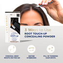 Clairol Root Touch-Up Temporary Concealing Powder, Black Hair Color, 1 Count Clairol