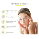 Bella Virtu Organics, Nourishing Eye Serum, for Dark Circles and Puffiness, USDA Organic, with Rosehip Oil, Eye bag reducer, Anti-Aging, Anti-Wrinkle, Fine lines, Crows feet (0.5oz/15ml) Bella Virtu™ Organics