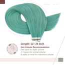 Ugeat Tape in Hair Extensions Real Human Hair 18 inch Tape in Remy Human Hair Extensions