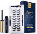 Magnetic Eyeliner and Lashes Magnetic Eyelashes Natural Look Kit False Lashes 10 pairs with Magnetic Eyelash Applicator Tool Arishine