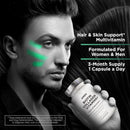 Amen Biotin Collagen Vitamins+ 10,000 mcg Biotin Supplement - Hydrolyzed Collagen, Vitamins C & E, Folate, Hyaluronic Acid, Keratin, MSM, Saw Palmetto - 3-Month Supply - Non-GMO - 90 Capsules Infinity Warehouse