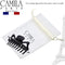 Camila Paris CP3028 French Hair Clip for Women, 4.5 inch Black for Thick Volume Hair, Girls Hair Claw Clips Jaw, Durable Styling Hair Accessories for Women, Strong Hold No Slip Grip, Made in France Camila
