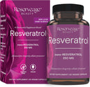 Reserveage Beauty Resveratrol 250 mg, Antioxidant Supplement, 120 Capsules Infinity Warehouse