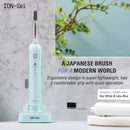 ION-Sei Electric Toothbrush | Battery Powered Smart Sonic Technology | Ultra Soft for Sensitive Teeth and Gums | Lake Blue ION-Sei