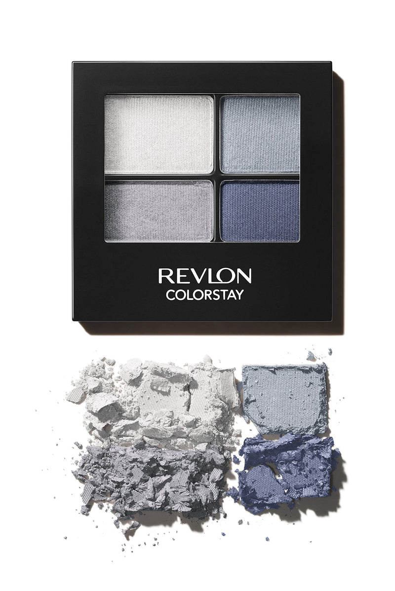 Revlon ColorStay 16 Hour Eyeshadow Quad with Dual-Ended Applicator Brush, Longwear, Intense Color Smooth Eye Makeup for Day & Night, Passionate (528), 0.16 oz REVLON Store