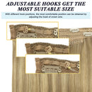 GOO GOO Halo Hair Extensions Light Blonde Highlighted Golden Blonde Remy Human Hair Extensions 20 Inch 100g Natural Hairpiece Hidden Crown Human Hair Extensions with Invisible Fish Line GOO GOO Store