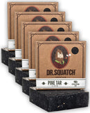 Dr. Squatch All Natural Bar Soap for Men with Zero Grit, 3 Pack, Bay Rum Dr. Squatch