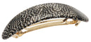 France Luxe Oval Volume Barrette - Opera Silver France Luxe