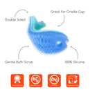 Innobaby Silicone Fish Bath Scrub - Blue Baby Toys & Gifts for Ages 0 to 3 Innobaby