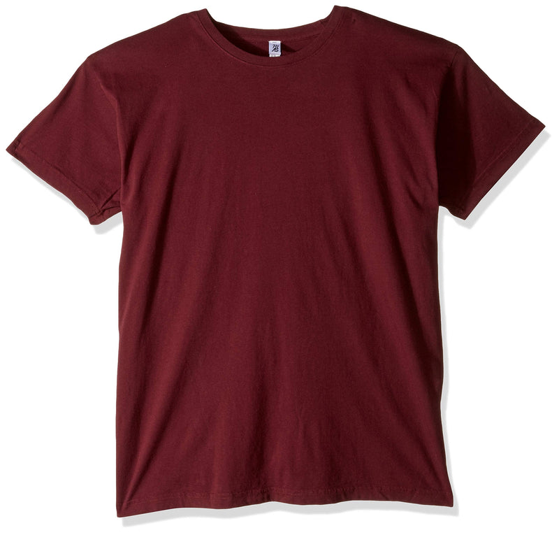 Dental Lace Men's Marky G Apparel Power Wash Short Sleeve T-Shirt, Port, L Dental Lace