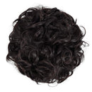 ROSEBUD Chignon Hairpiece Curly Bun Extensions Scrunchie Updo Hair Pieces Synthetic Combs in Messy Bun Hair Piece for Women Rose bud