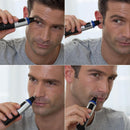 Panasonic ER-GN30-K Nose, Ear n Facial Hair Trimmer Wet/Dry with Vortex Cleaning System, Black Infinity Warehouse