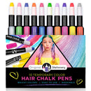 Original Stationery Hair Chalks Set for Girls, 10 Piece Temporary Hair Chalk Colors Original Stationery