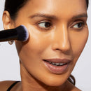 LAURA GELLER NEW YORK Foundation Makeup Brush with Wooden Handle in Midnight Black – Works with Foundation, Concealer, Blush – For Applying and Blending Liquid, Cream or Powder Makeup LAURA GELLER NEW YORK
