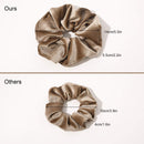 Scrunchies Hair Ties Accessories for Girls Women's Hair Big Velvet Cute Scrunchy Large Jumbo Giant Huge Scrunchie Bulk Pack Hairbands For Thick Curly Hair No Crease Soft Elastic Hair Bands Ivyu