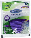 Dentek Dentek Slim Brush Cleaners, 32 Each (Pack of 4) DenTek