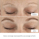 Elizabeth Mott Eyebrow Gel Makeup - Queen of the Fill Brow Tint and Filler - Brush to Fill in Eyebrows and Cover Gray Hairs - Cruelty Free - Dark Medium Brown , 4g Elizabeth Mott