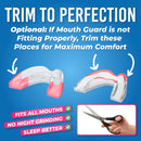 HONEYBULL Mouth Guard for Grinding Teeth [6 Pack] Comes in 2 Sizes for Light and Heavy Grinding | Comfortable Custom Mold for Clenching at Night, Bruxism, Whitening Tray & Guard HONEYBULL