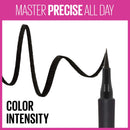 Maybelline Eyestudio Master Precise All Day Liquid Eyeliner, Forest Brown, 0.034 Ounce Maybelline New York