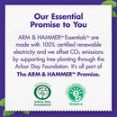 ARM & HAMMER Essentials Healthy Teeth & Gums Fluoride Toothpaste-4 Pack of 4.3oz Tubes, Crisp Mint- 100% Natural Baking Soda- Fluoride Toothpaste Arm & Hammer Store