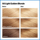 Revlon Total Color Permanent Hair Color, Clean and Vegan, 100% Gray Coverage Hair Dye, 93 Light Golden Blonde, 10.2 oz (Pack of 3) REVLON Store
