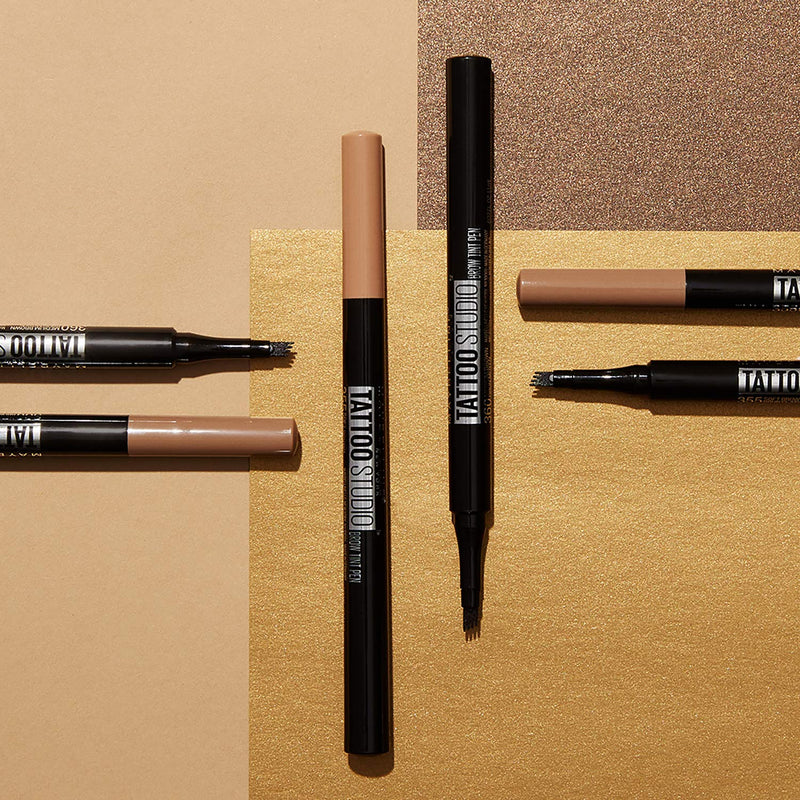 Maybelline New York TattooStudio Brow Tint Pen, Deep Brown Maybelline New York
