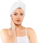 Kitsch Microfiber Hair Towel Wrap for Women, Hair Turban for Drying Wet Hair, Easy Twist Hair Towels, Super Absorbent and Ultra Soft (Micro Dot) Kitsch Store