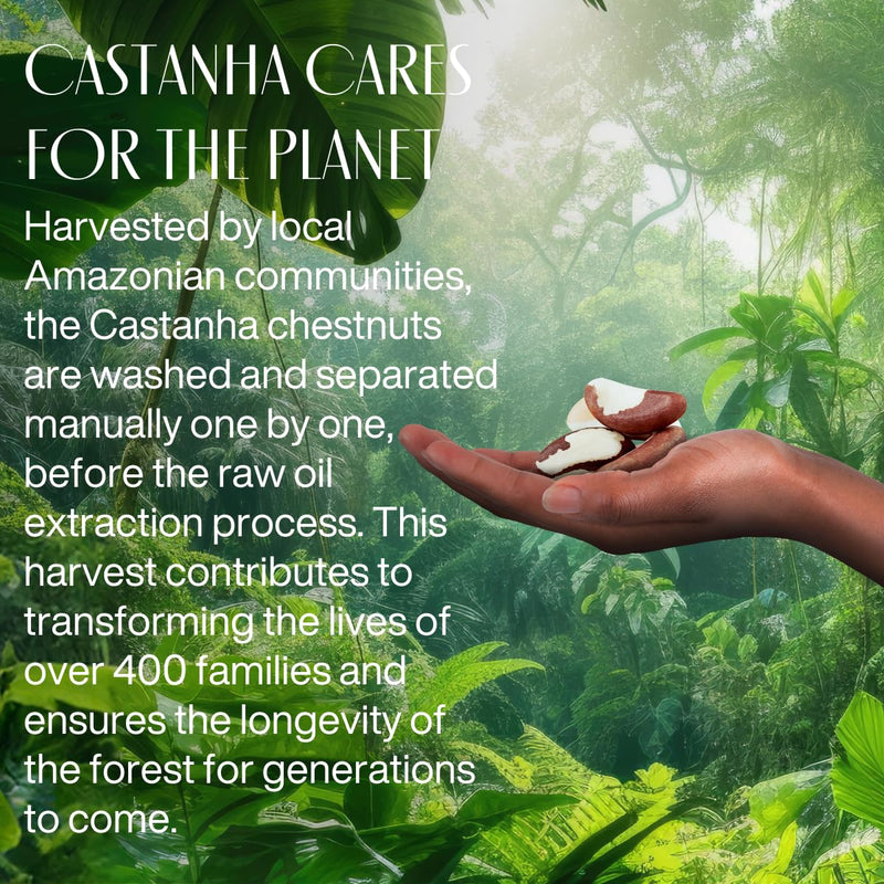 natura - Ekos Castanha Nourishing Foot Cream - Nourish & Soothe Dry Skin - Fast Absorbing - With Brazil Nut Oil to Deeply Moisturize - Vegan & Cruelty-Free - 2.6 oz (75g) Infinity Warehouse