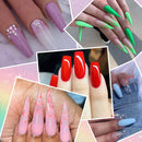 Dip Powder Nail Kit - 10 Dip Powder Colors Refill with Glow in The Dark Nail Dip Powder ASTOUND BEAUTY Store
