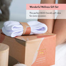 MUEROSA All in One Facial Cleansing Skincare Set | 14 pcs Reusable Bamboo Makeup Remover Pads | Exfoliating Konjac Sponge | Face Cloth | Adjustable Headband | Bamboo Storage Box | Laundry Bag Muerosa